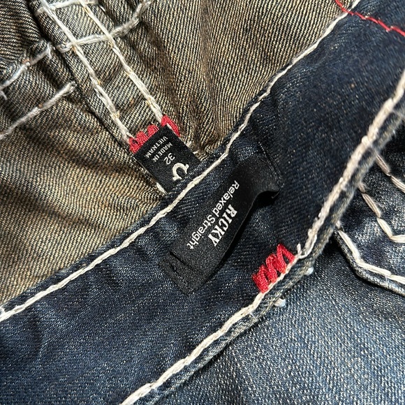 True Religion RICKY Relaxed Straight Men’s Jeans 👖 Pants Size: 32 Retails: $239 - Picture 8 of 10